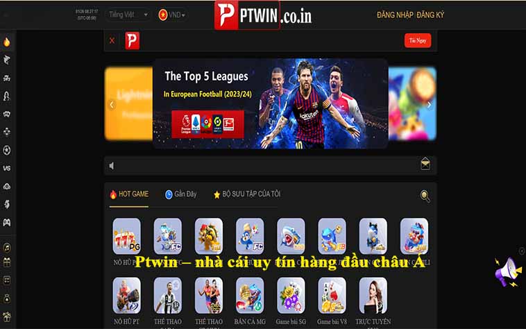 Ptwin – nhà cái uy tín hàng đầu châu Á